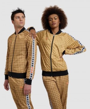 Arena 50th Anniversary Gold Relax Iv Jacket Jacken Herren Gold Mehrfarbig Schwarz Weiß | 268195ZCB
