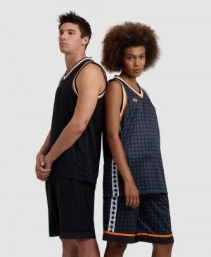 Arena 50th Anniversary Reversible Mesh Tank Top Oberteil Herren Schwarz Schwarz Mehrfarbig Weiß Schwarz | 961203LSX