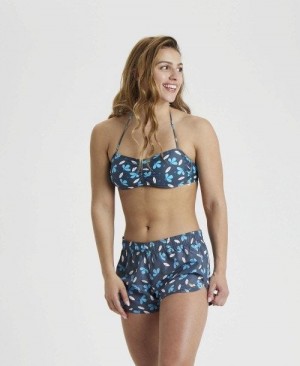 Arena Allover Beach Short Kurze Hose Damen Mehrfarbig | 738165QFS