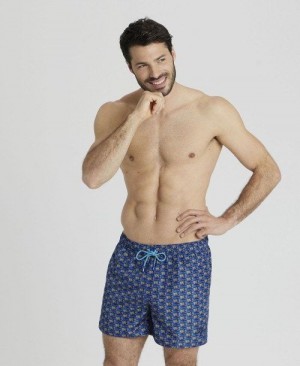 Arena Allover Beach Short Kurze Hose Herren Mehrfarbig | 718634AYJ