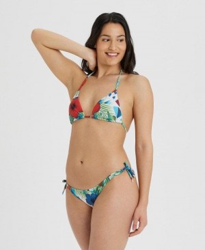 Arena Allover Triangle Bikini Bikini Damen Mehrfarbig | 073819PEX