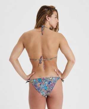 Arena Allover Triangle Bikini Bikini Damen Mehrfarbig | 850764NAQ
