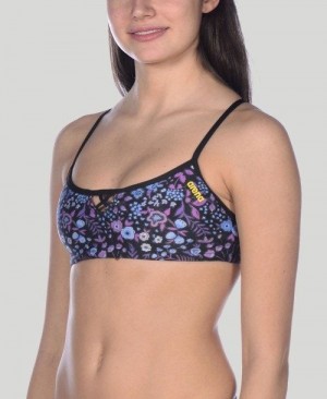Arena Be Top (Bandeau Top) Oberteil Damen Mehrfarbig Schwarz | 742510KZS