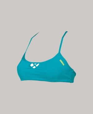 Arena Be Top (Bandeau Top) Oberteil Damen Grün Gelb | 527413BZJ