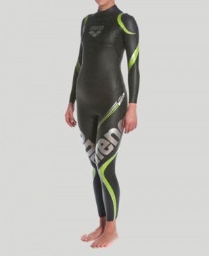 Arena Carbon Triwetsuit Neoprenanzug Damen Schwarz | 983271RXW