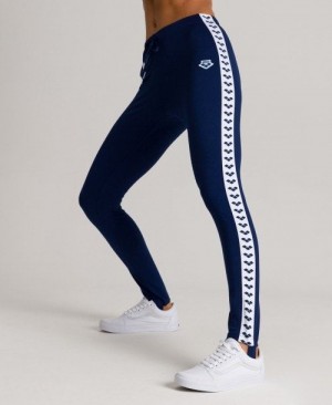 Arena Caroline Team Pant Hose Damen Navy Weiß Navy | 483029DPJ