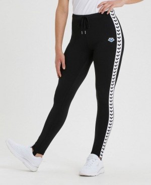 Arena Caroline Team Pant Hose Damen Schwarz Weiß Schwarz | 916270EYM