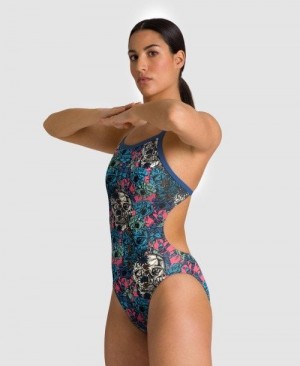 Arena Drew Kibler Collection Challenge Back One Piece Body Damen Mehrfarbig | 734125IAV