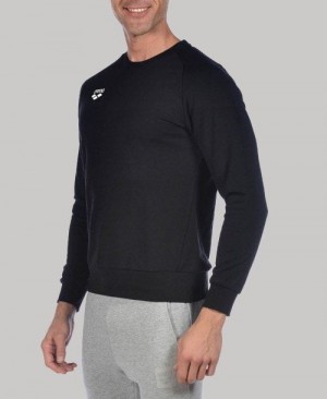 Arena Essential Crewneck Bademode Herren Schwarz | 054873CFD