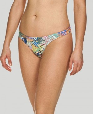 Arena Floral Allover Brief Slip Damen Schwarz Mehrfarbig | 364721GAZ