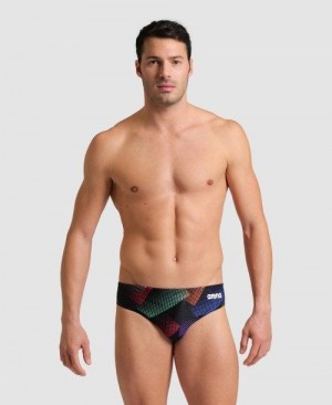 Arena Halftone Brief Slip Herren Mehrfarbig | 932570YAH