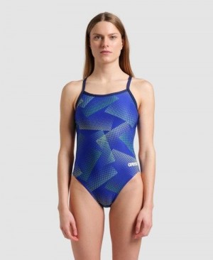 Arena Halftone Challenge Back One Piece Body Damen Mehrfarbig | 713596JSQ