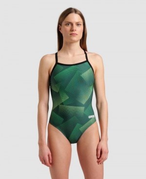 Arena Halftone Lightdrop Back One Piece Body Damen Mehrfarbig | 027163JSP