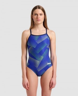 Arena Halftone Lightdrop Back One Piece Body Damen Mehrfarbig | 513680EGS