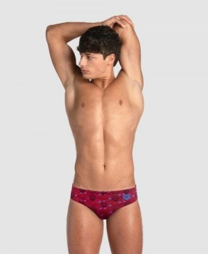 Arena Hearts Print Of The Month Brief Slip Herren Mehrfarbig | 195760VLR