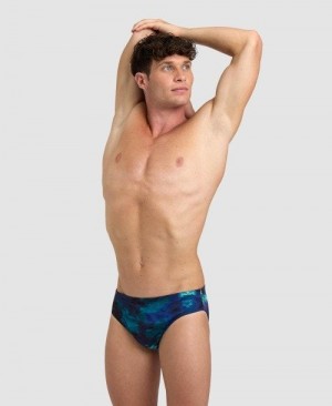 Arena Hero Camo Brief Slip Herren Grün Mehrfarbig | 491578NXV