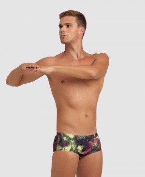 Arena Hero Camo Low Waist Short Kurze Hose Herren Rot Mehrfarbig | 610954JPQ