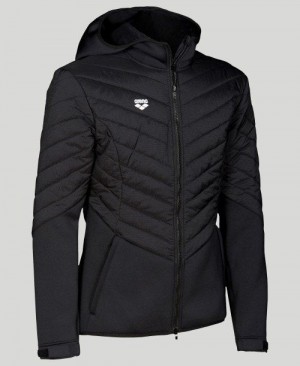 Arena Hooded Half-quilted Jacket Jacken Herren Mehrfarbig | 094376LUQ