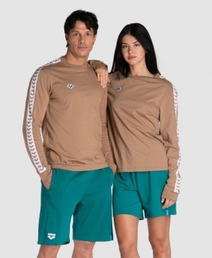 Arena Icons Long Sleeve Shirt Kurze Hose Herren Mehrfarbig | 581920QYX