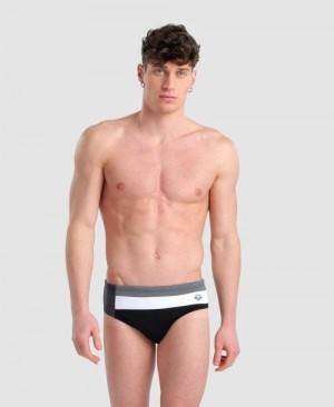 Arena Icons Panel Briefs Slip Herren Schwarz | 639805HTB