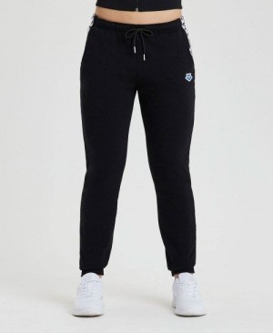 Arena Icons Solid Pant Hose Damen Schwarz Weiß Schwarz | 496321UDV