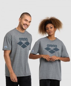 Arena Icons T-shirt Kurze Hose Herren Dunkelgrau | 410532OTL
