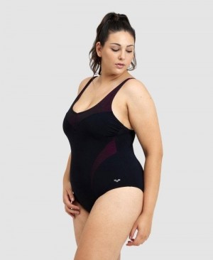 Arena Isabel Lightcross Back One Piece Plus Body Damen Mehrfarbig | 482760AQZ