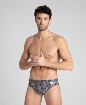 Arena Kikko Brief Slip Herren Schwarz Mehrfarbig Schwarz | 329741LBI