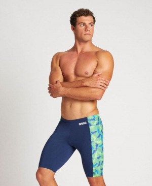 Arena Lightning Colors Jammer Jammer Herren Navy Grün Mehrfarbig | 243098KJU