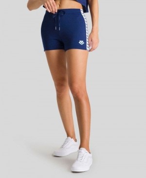 Arena Lorella Team Short Kurze Hose Damen Navy Weiß Navy | 713698VUE