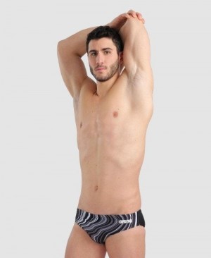 Arena Marbled Brief Slip Herren Mehrfarbig | 974350DJZ
