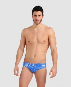 Arena Marbled Brief Slip Herren Mehrfarbig | 796485DMG