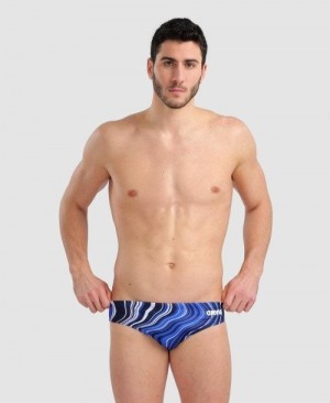 Arena Marbled Brief Slip Herren Mehrfarbig | 567429VGY
