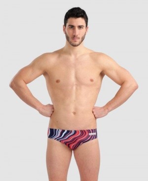 Arena Marbled Brief Slip Herren Mehrfarbig | 482793OGS