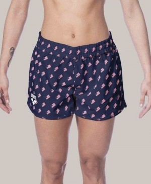 Arena Official Usa Swimming National Team Flag Print Short Kurze Hose Damen Mehrfarbig | 652089HEP