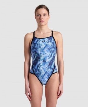 Arena Pacific Superfly Back Swimsuit Badeanzug Damen Mehrfarbig | 951342MOQ