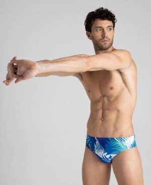 Arena Palm Print Brief Slip Herren Navy Mehrfarbig | 973251FME