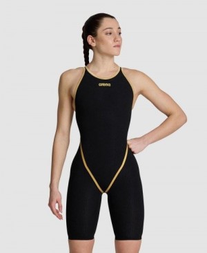 Arena Powerskin Carbon Core Fx 50th Anniversary Limited Edition Open Back Bademode Damen Dunkelgrau | 461380ROE