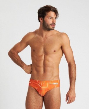 Arena Puzzled Brief Slip Herren Mehrfarbig | 158403USL