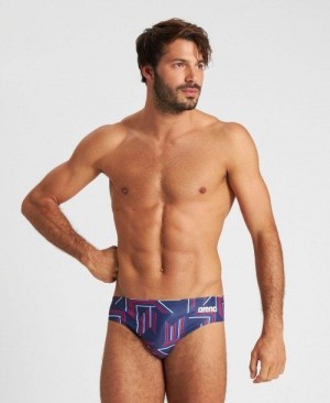 Arena Puzzled Brief Slip Herren Mehrfarbig | 765032JMB