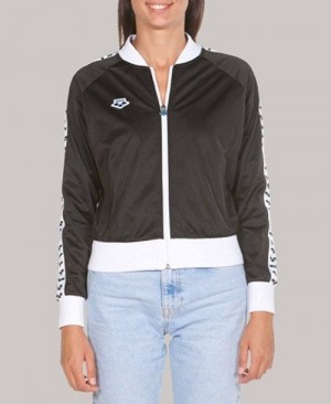 Arena Relax Iv Team Full-zip Jacket Jacken Damen Schwarz Weiß Schwarz | 920657SEF