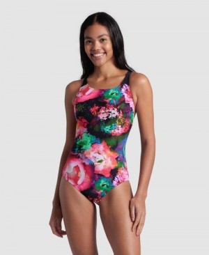 Arena Roseland Swim Pro Back Swimsuit Badeanzug Damen Mehrfarbig | 385970YAQ