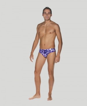 Arena Shattered Glass Brief - Maxlife Slip Herren Lila | 316859KMQ