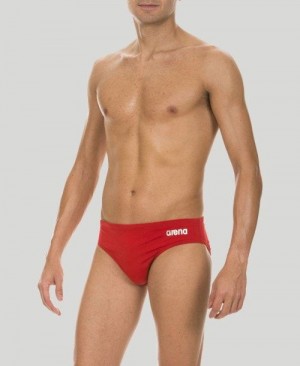 Arena Skys Brief - Maxlife Slip Herren Rot Metal Silber | 985217TEW