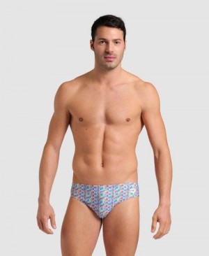 Arena Starfish Brief Slip Herren Mehrfarbig | 965027XSR