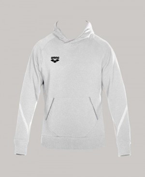 Arena Team Line Hoody Hoodie Herren Weiß | 897534TMJ