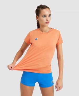Arena Team S/S Tee T-shirts Damen Weiß | 084691WEX