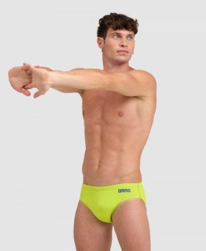 Arena Team Solid Brief Slip Herren Grün Blau | 410823NTG