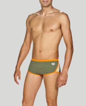 Arena Team Stripe Square Short - Maxlife Kurze Hose Herren Stripes | 183697IJD