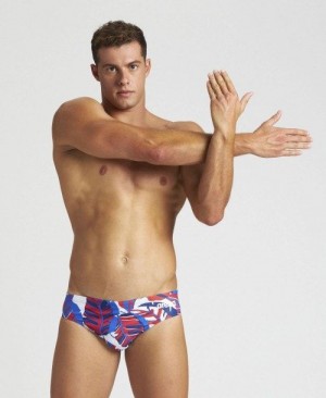 Arena Tropicals Brief Slip Herren Navy Rot Mehrfarbig | 342609OCG